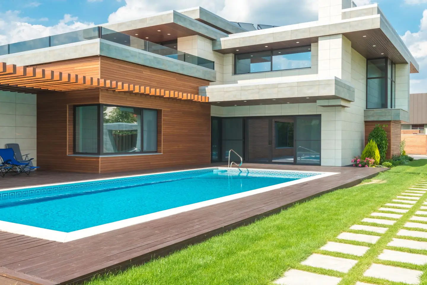 Swimming pool built in Cooks Hill, NSW